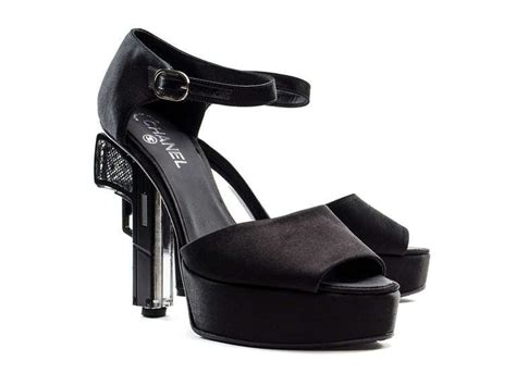 chanel gun heels